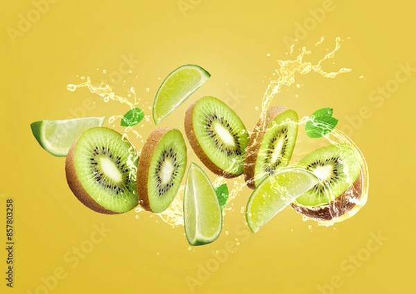 Fototapeta Kiwi fruit background