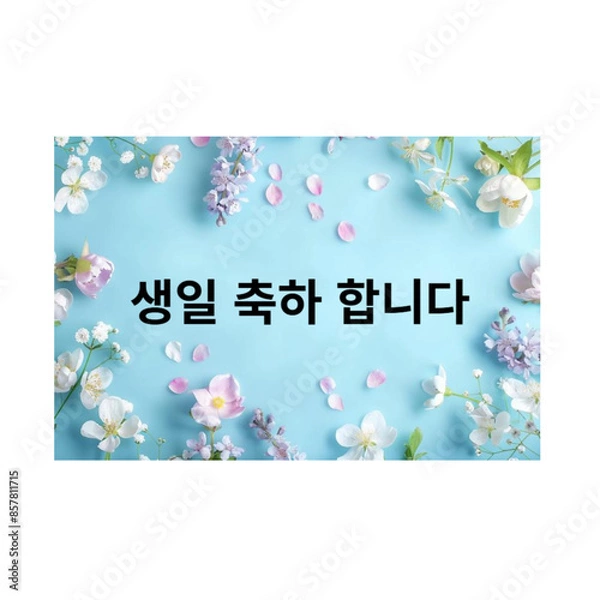 Obraz 생일 축하 메세지