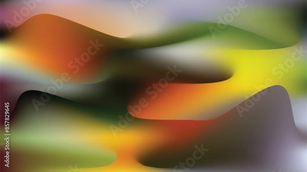Fototapeta Abstract gradient blur background, Gradient shape blur template for decoration. Landscape gradient background.