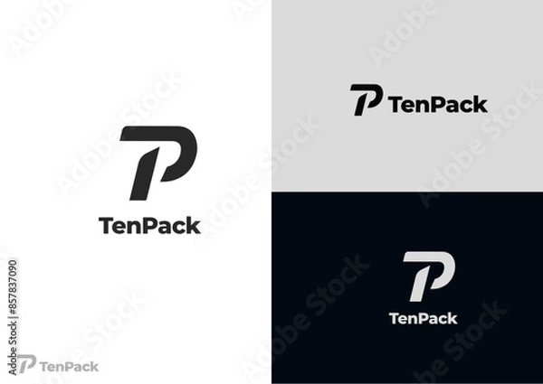 Fototapeta TP logo design concept