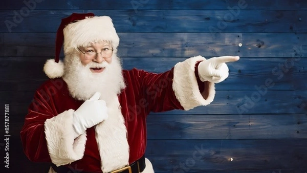 Obraz Portrait of a Santa Claus