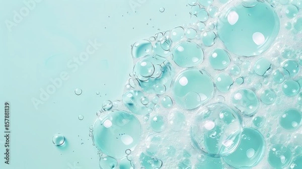 Obraz Bubbles Background, Generative AI