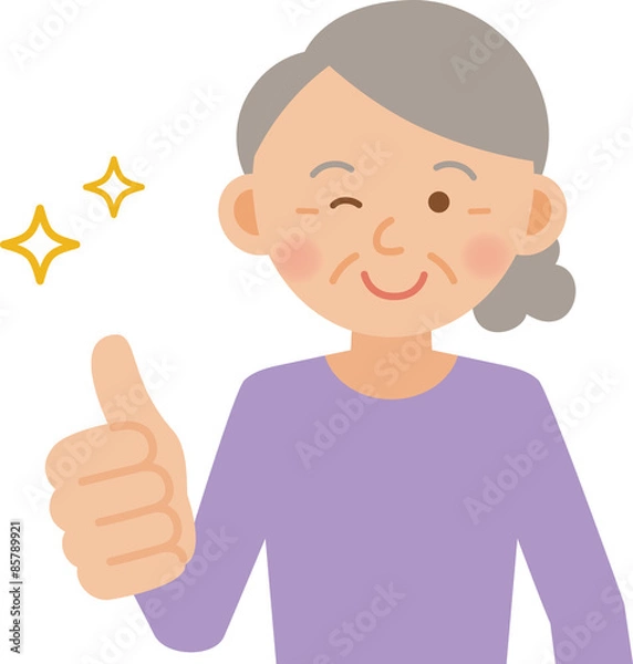 Obraz 女性　高齢