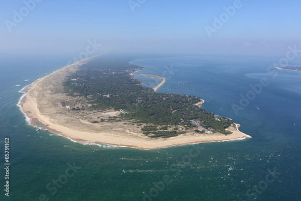 Obraz Cap Ferret vue du ciel