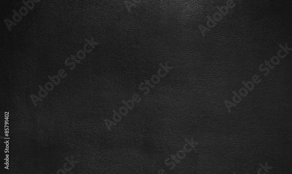 Fototapeta Black leather texture background