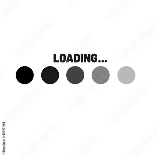 Fototapeta Loading Download Icon
