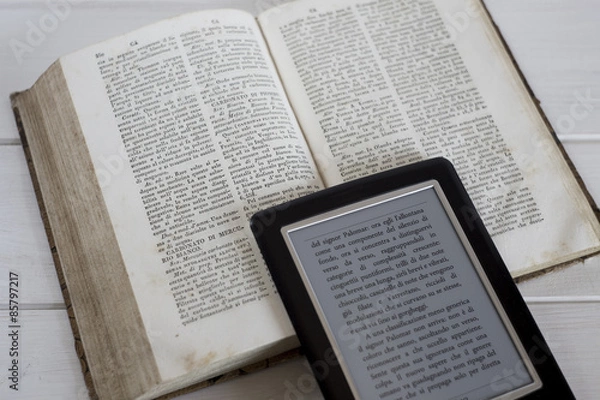 Obraz book and ebook reader