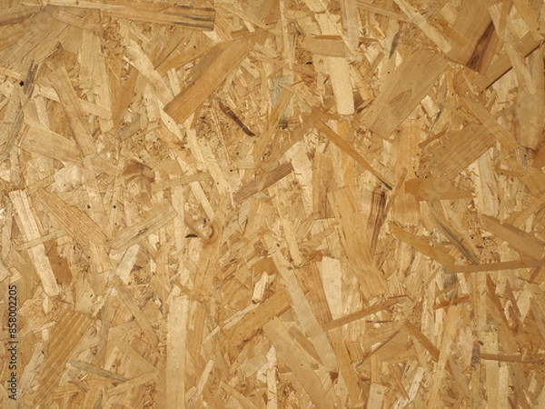 Fototapeta yellow brown oriented strand board wood texture background