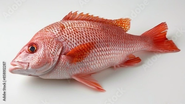 Obraz Fresh Red Snapper with Scales Intact