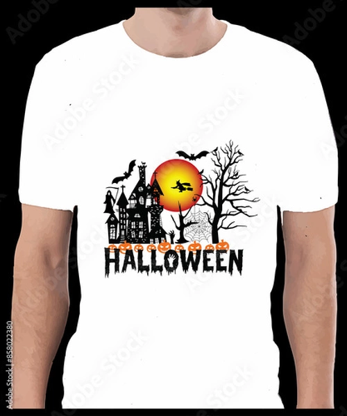 Obraz Halloween T-shirt Design Typography