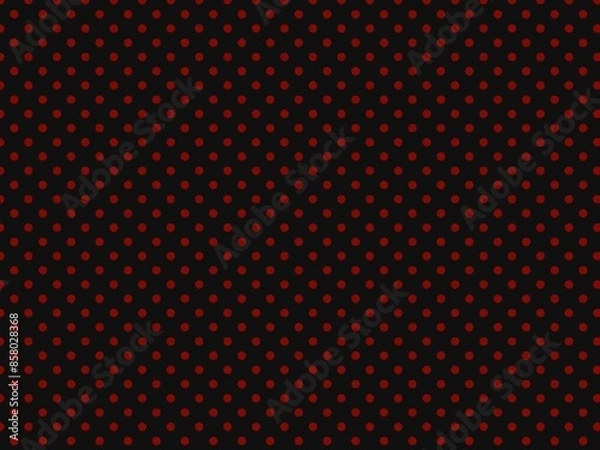 Fototapeta a black background with red polka dot pattern