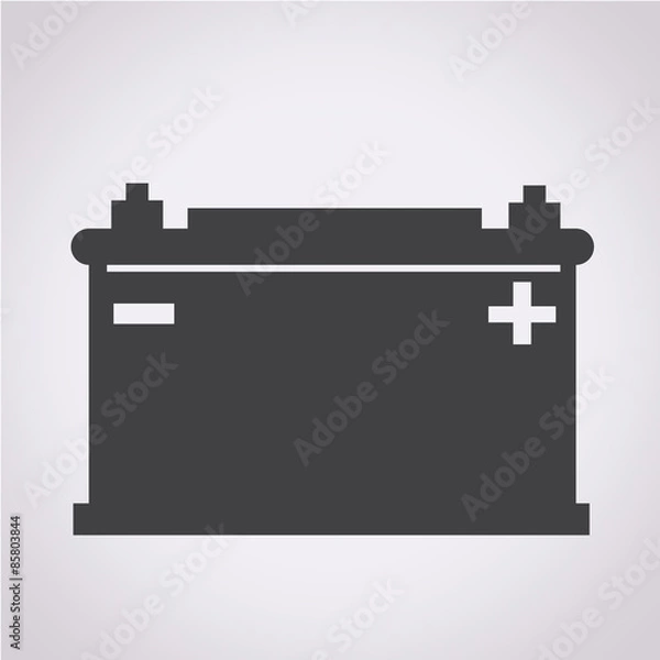 Obraz Car battery icon