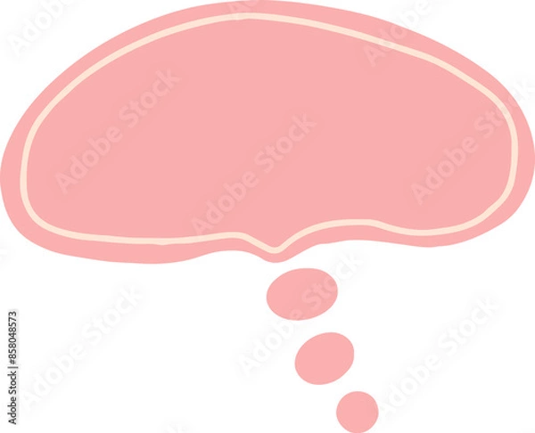 Obraz cute text baloon 