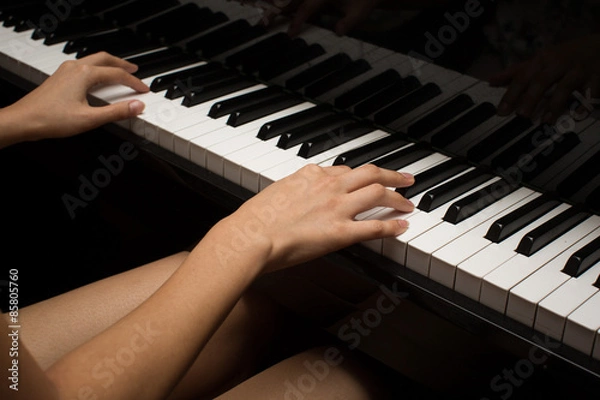 Obraz Playing piano