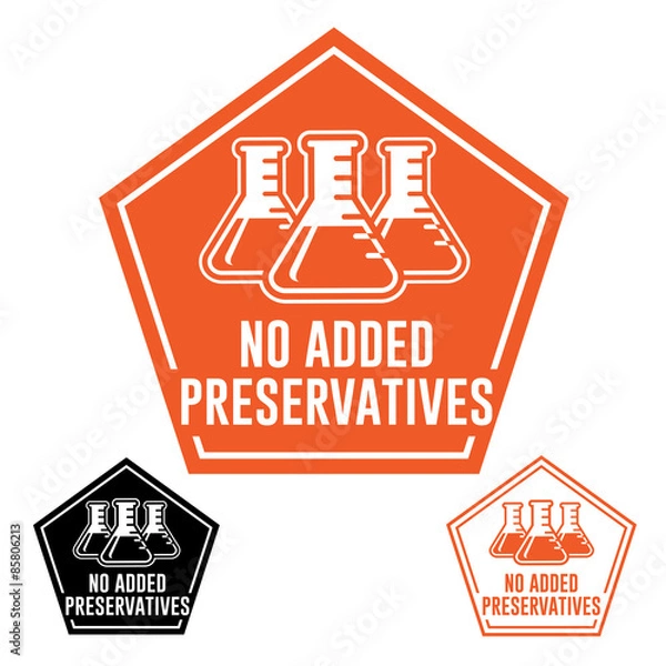 Fototapeta No Added Preservatives Icon