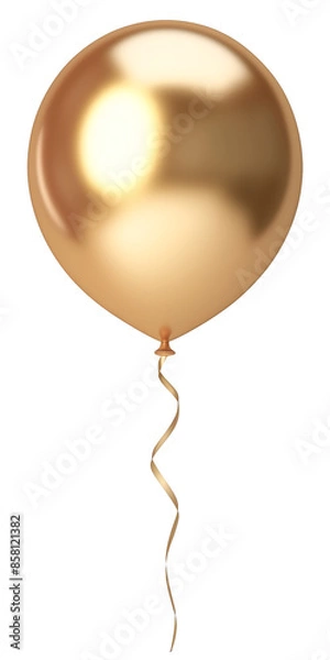 Obraz Gold balloon for party and celebration