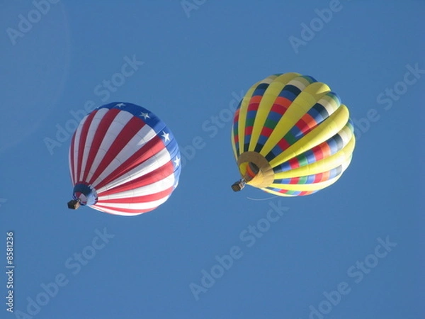 Obraz hot air balloons angled