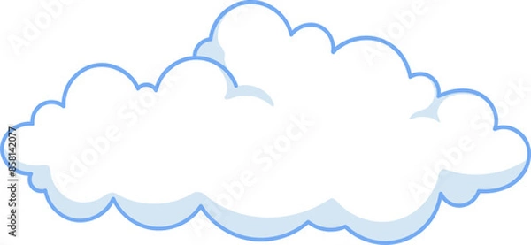Obraz cloud vector illustration