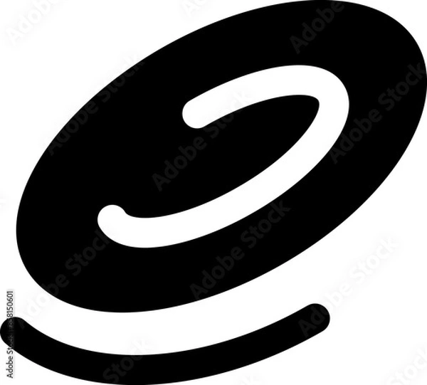 Fototapeta Frisbe icon vector illustration asset element