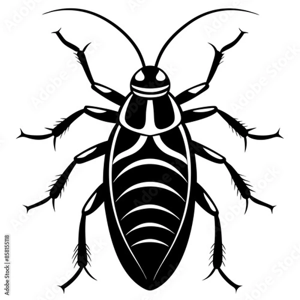 Fototapeta Madagascar hissing cockroach vector