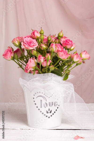 Obraz Fresh pink rose