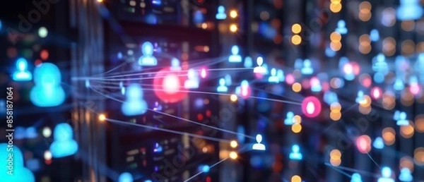 Fototapeta Database Services handle personal data, with exposure risks in business and technology settings. Ensuring security in a digital world is crucial for privacy protection