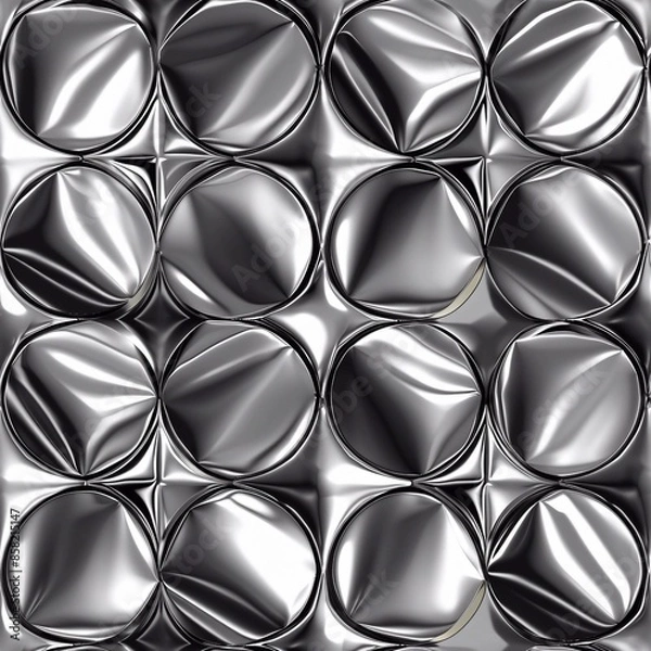 Obraz Seamless Reflective Metallic Texture
