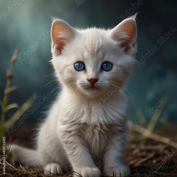 Obraz cat on the grass