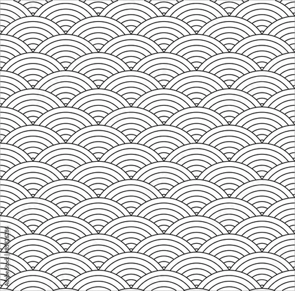 Obraz seamless fish scale