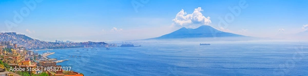 Obraz Mount Vesuvius i Neapol Panorama