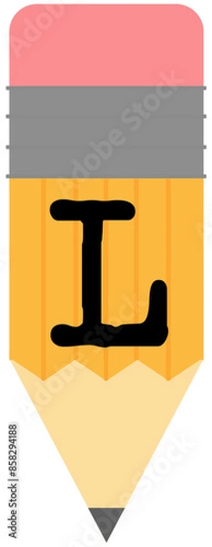 Fototapeta Pencil-letters-banner