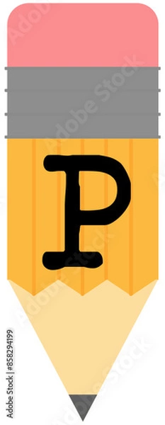 Fototapeta Pencil-letters-banner