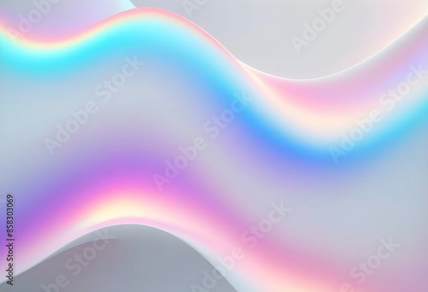 Obraz Abstract art blur fluid gradient wallpaper, 3d gradient background
