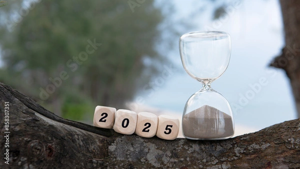 Obraz Welcoming the Year 2025