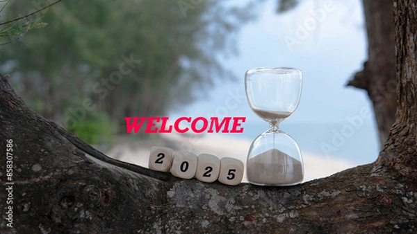 Obraz Welcoming the Year 2025