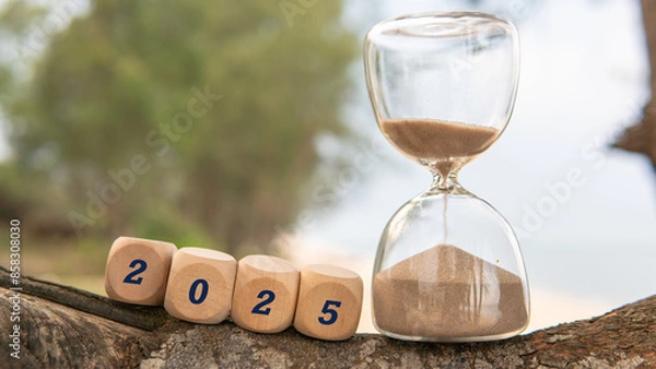 Obraz Welcoming the Year 2025