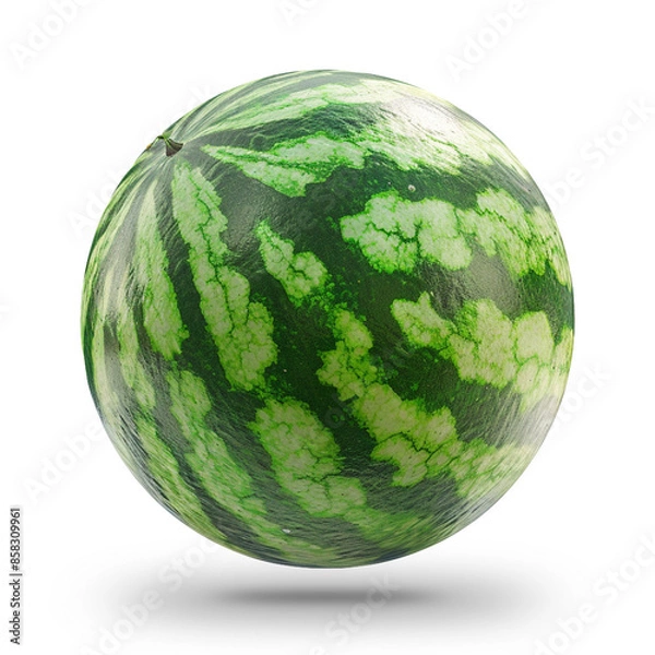 Fototapeta Watermelon Fruit on white on white background.
Watermelon Fruit isolated on transparent background.