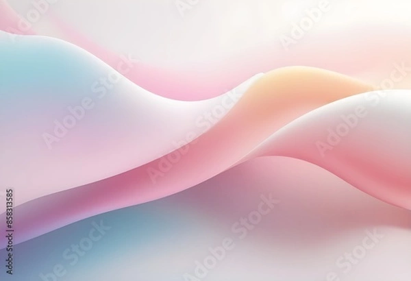 Fototapeta Abstract art blur fluid gradient wallpaper, 3d gradient background,