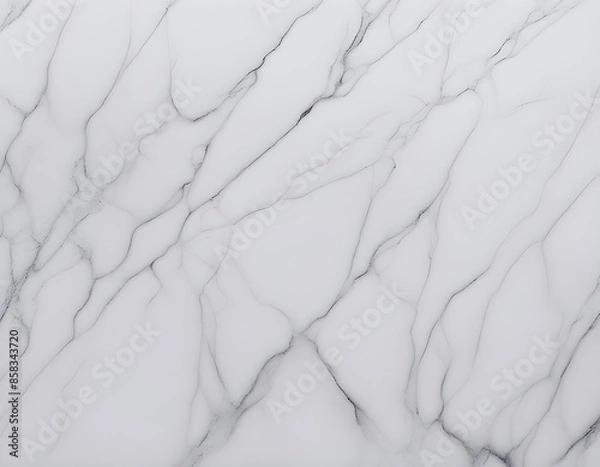 Obraz White and grey cracked marble background