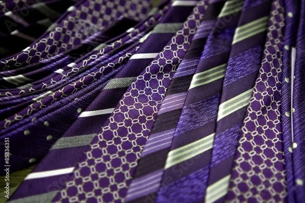 Obraz violet men's ties