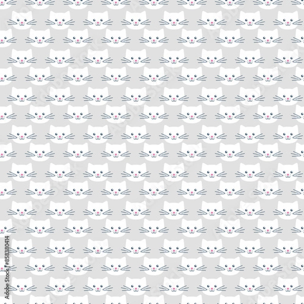 Obraz seamless pattern with cats