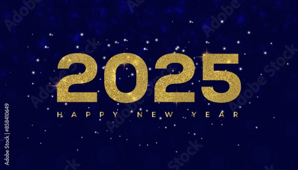 Obraz Happy New Year background 2025.