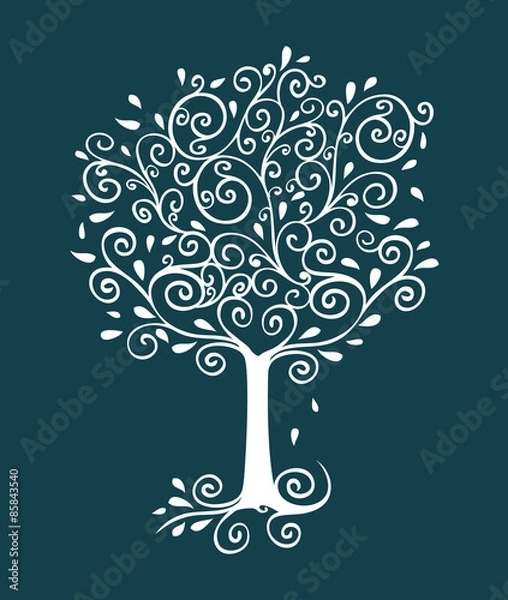 Fototapeta Curlicue Tree