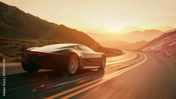 Obraz car on the road