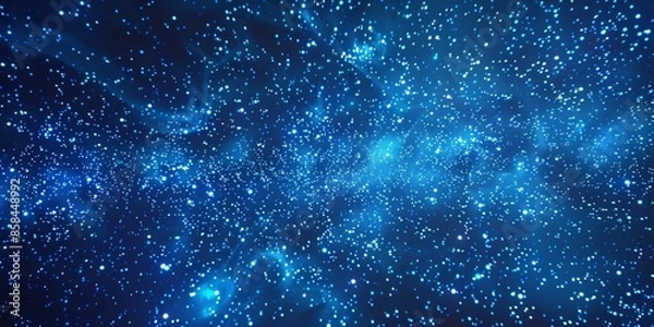 Fototapeta Blue abstract background with waves