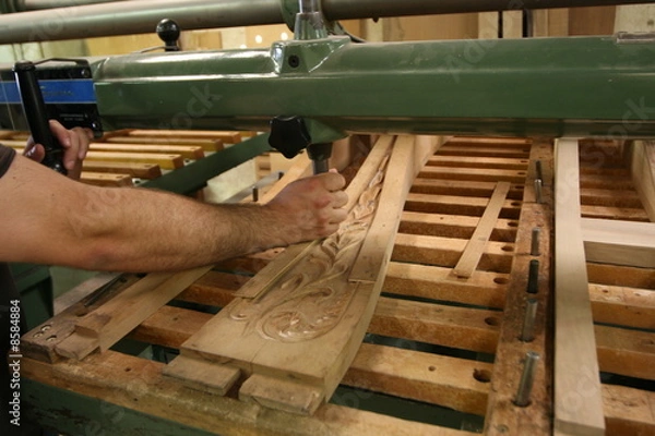 Obraz gravure sur bois