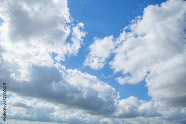 Fototapeta blue sky with clouds background