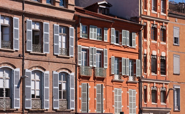 Obraz Façades de Toulouse