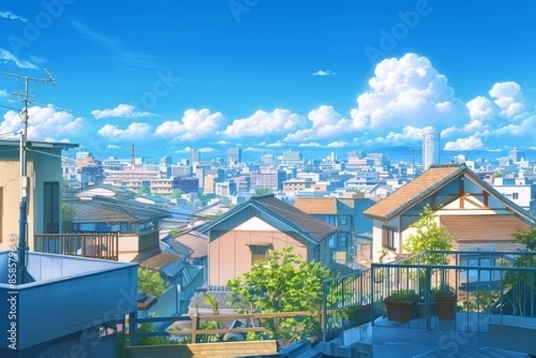 Obraz Anime Background