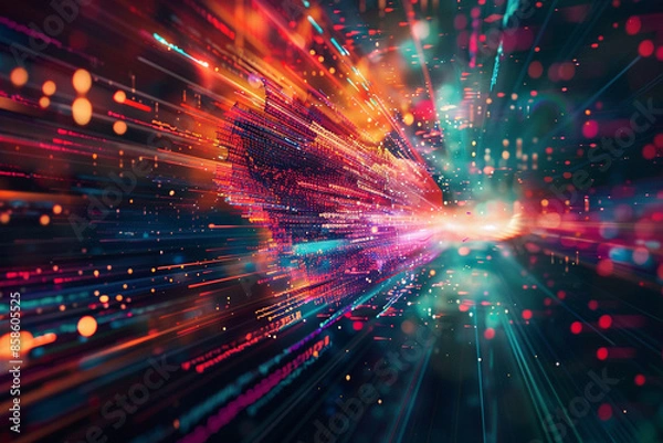 Obraz digital data graphic dark financial stock photos and royaltyfree images, in the style of vibrant, high-energy imagery